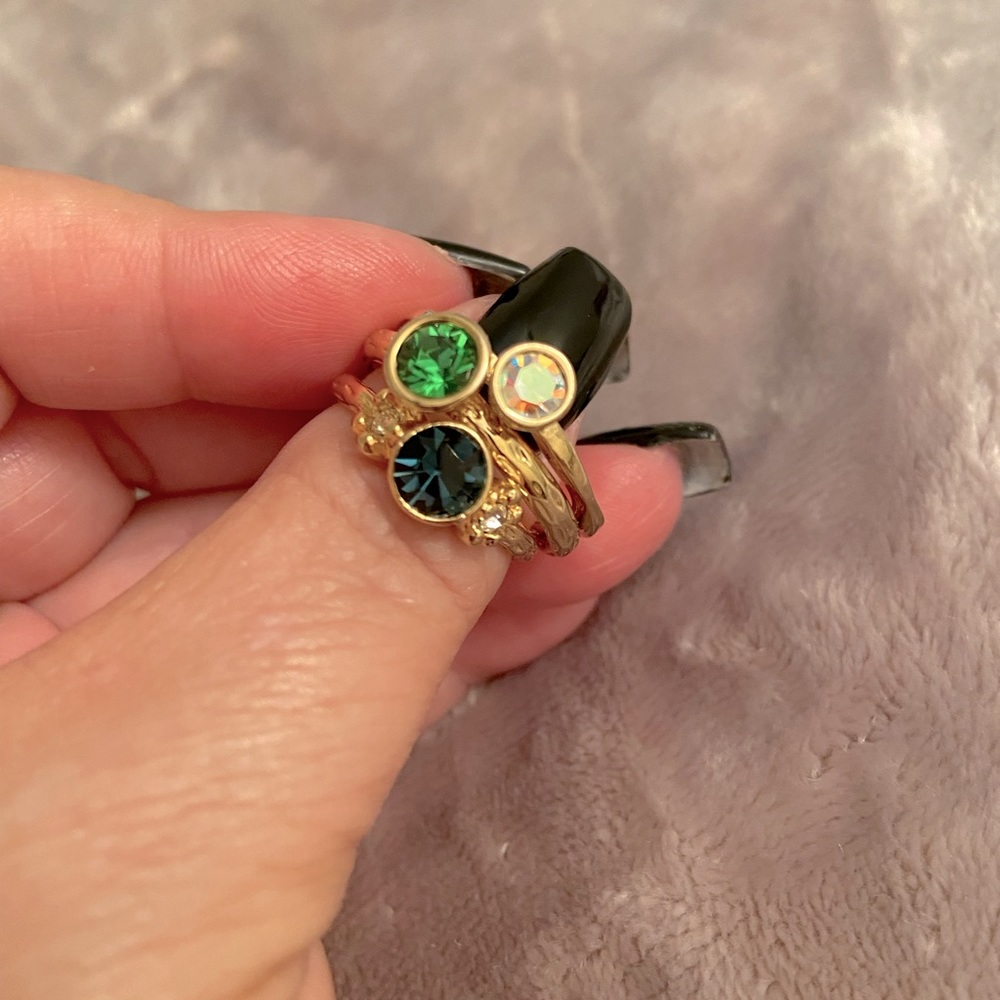 14k gold plated Stacking rings